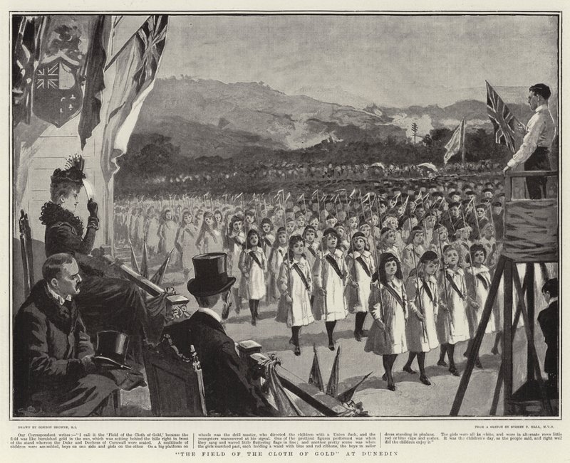 The Field of the Cloth of Gold at Dunedin by Gordon Frederick Browne