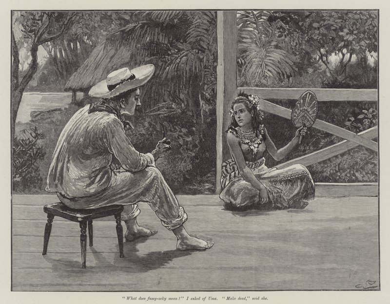 Uma, or The Beach of Falesa, by Robert Louis Stevenson by Gordon Frederick Browne