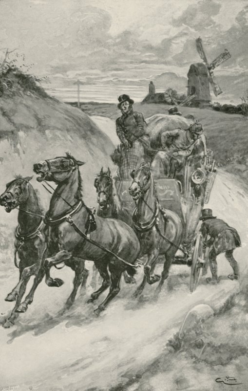 A Stage-Coach in the Olden Times by Gordon Frederick Browne