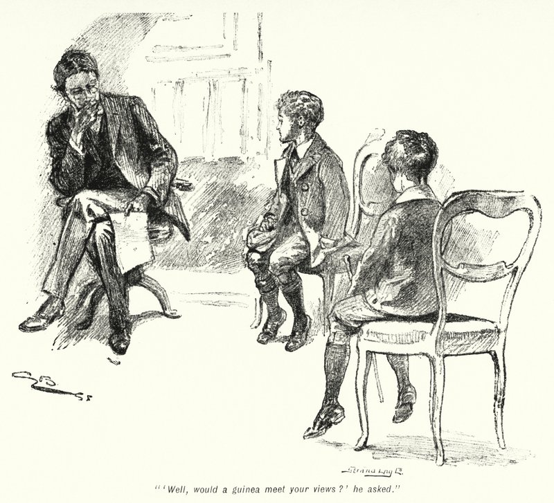Illustration for The Story of the Treasure Seekers by E Nesbit by Gordon Frederick Browne