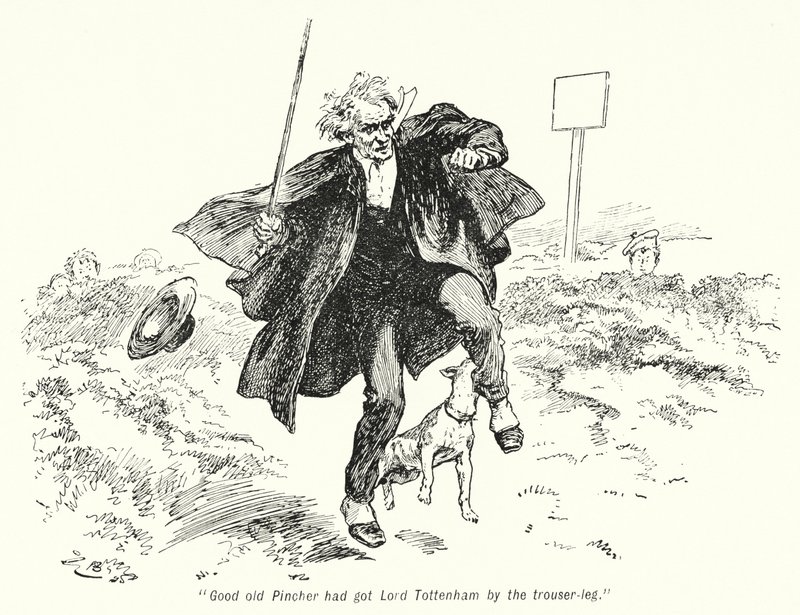 Illustration for The Story of the Treasure Seekers by E Nesbit by Gordon Frederick Browne