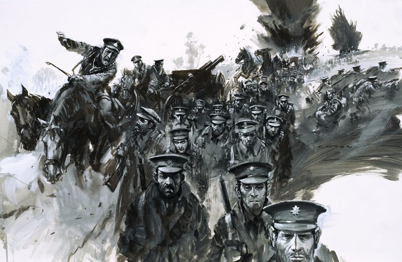 At Mons in 1914 a series of blunders took place which led to a long retreat across France by Graham Coton