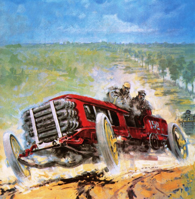 Paris to Madrid Motor Race of 1903 by Graham Coton