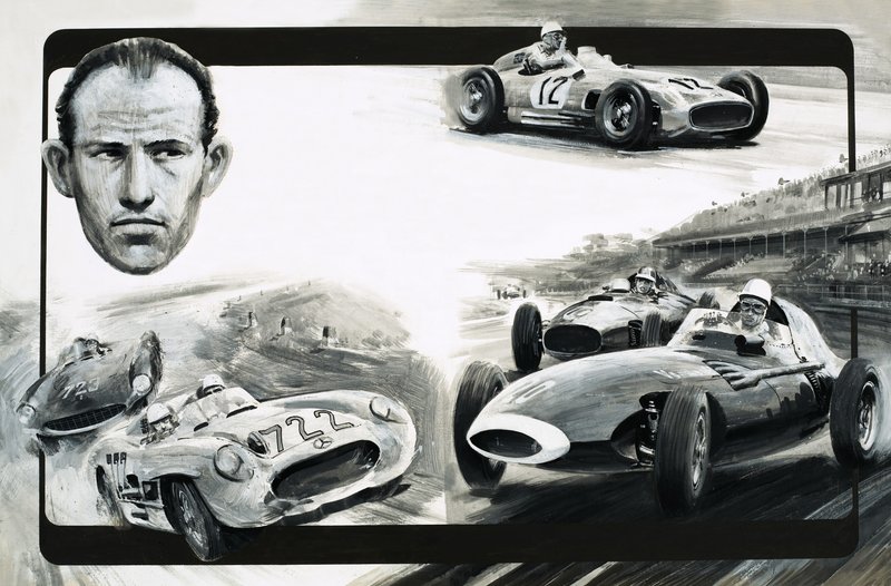 Stirling Moss by Graham Coton