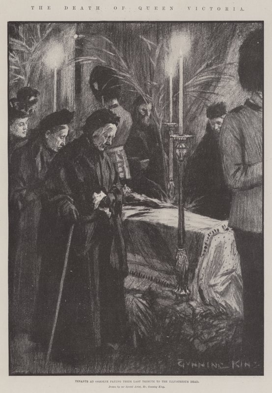 The Death of Queen Victoria by Gunning King