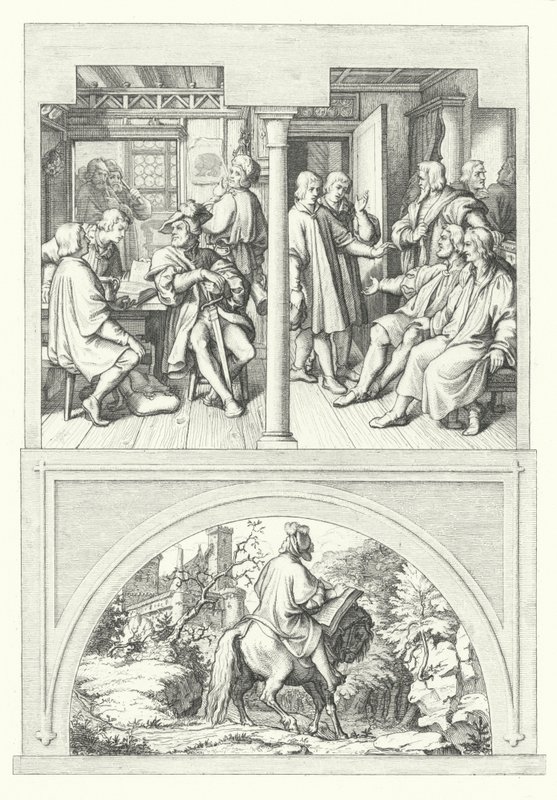 Scenes from the life of Martin Luther by Gustav Ferdinand Leopold Konig
