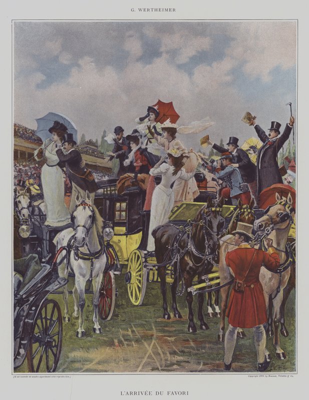 The Arrival of the Favourite by Gustav Wertheimer