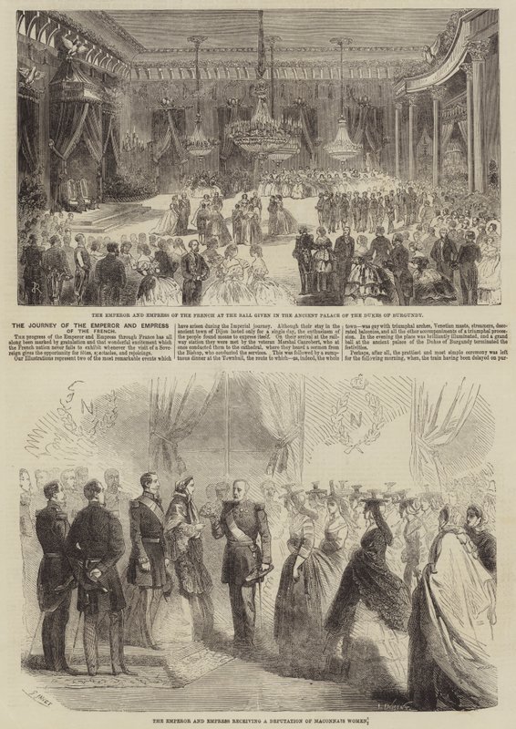 The Journey of the Emperor and Empress of the French by Gustave Janet