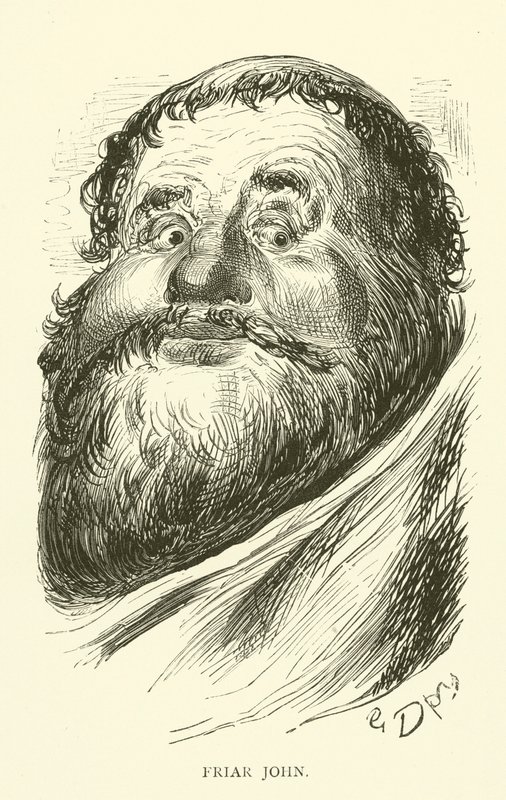 Illustration for the works of Rabelais by Gustave after Dore