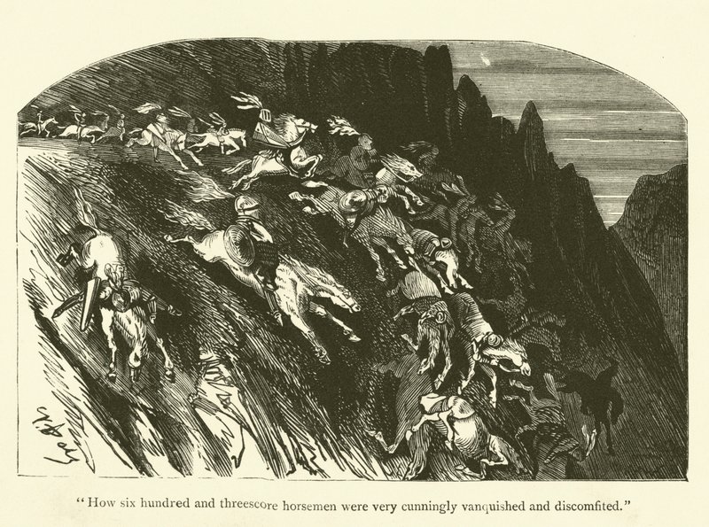 Illustration for the Works of Rabelais by Gustave after Dore