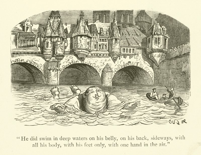 Illustration for the Works of Rabelais by Gustave after Dore