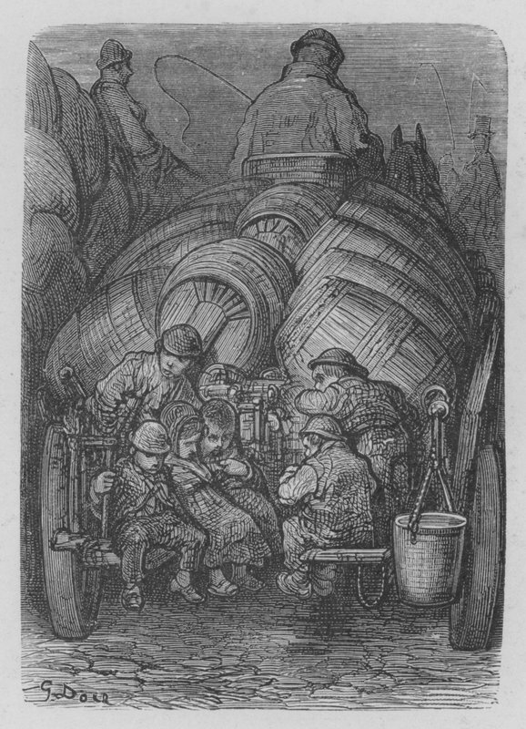 Beer Carriers by Gustave after Dore