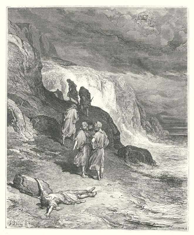 The Fables of La Fontaine: Jupiter and the Traveller by Gustave Dore