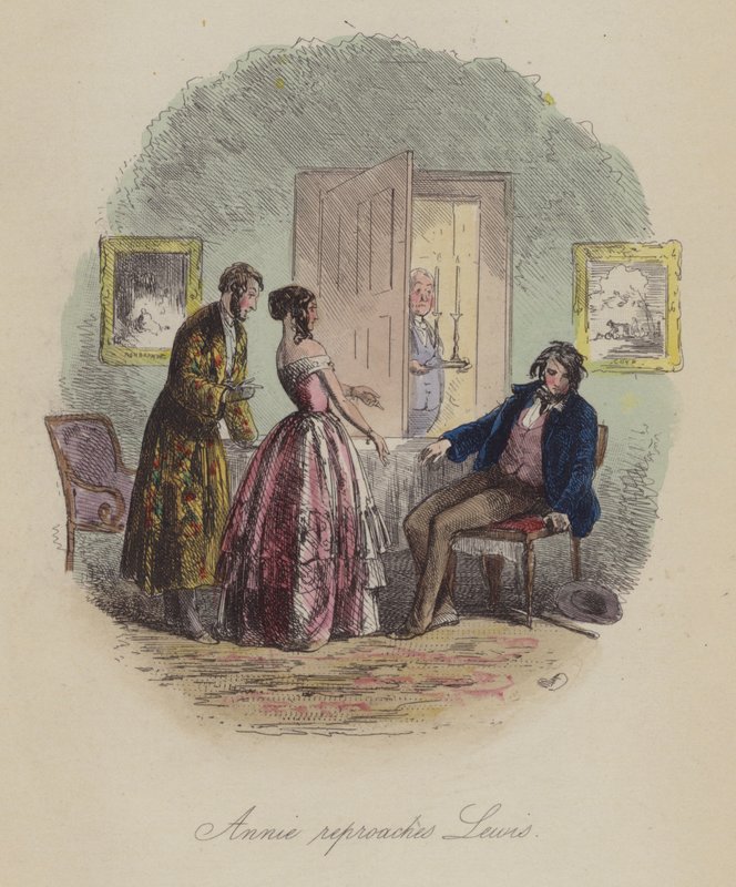 Illustration for Lewis Arundel or The Railroad of Life by Frank E Smedley by after Hablot Knight Browne