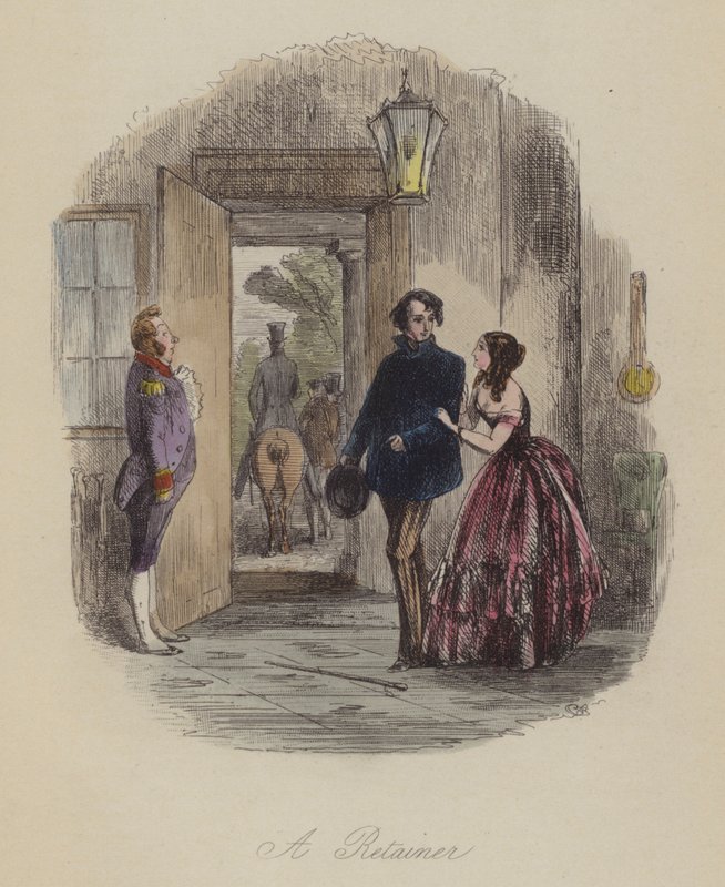 Illustration for Lewis Arundel or The Railroad of Life by Frank E Smedley by after Hablot Knight Browne
