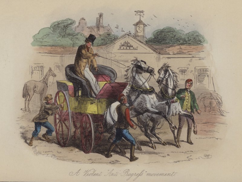 Illustration for Lewis Arundel or The Railroad of Life by Frank E Smedley by after Hablot Knight Browne