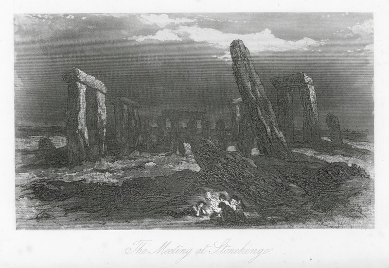 London streets: The Meeting at Stonehenge by Hablot Knight (1815 92) Browne