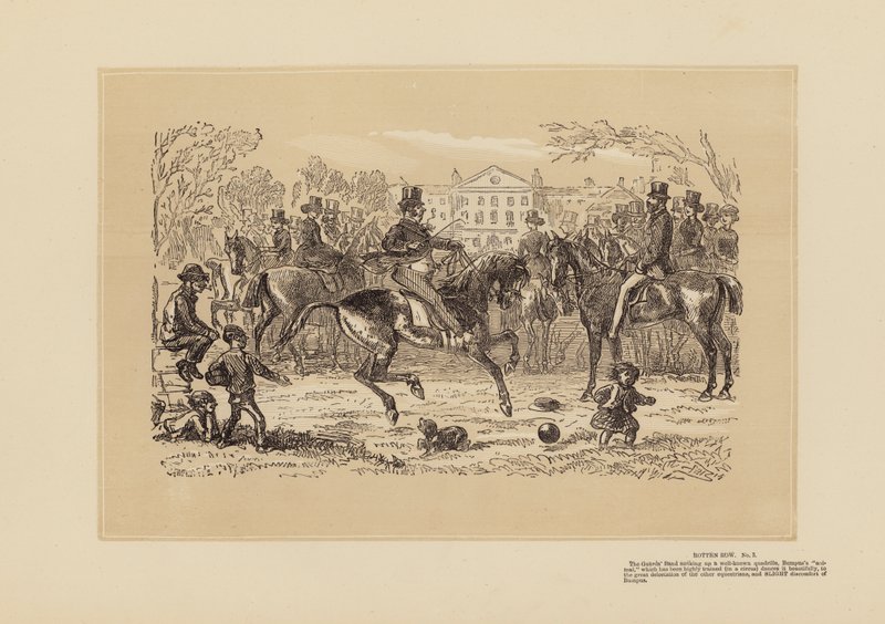 Rotten Row, No 3, Music and Memory by Hablot Knight (1815 92) Browne