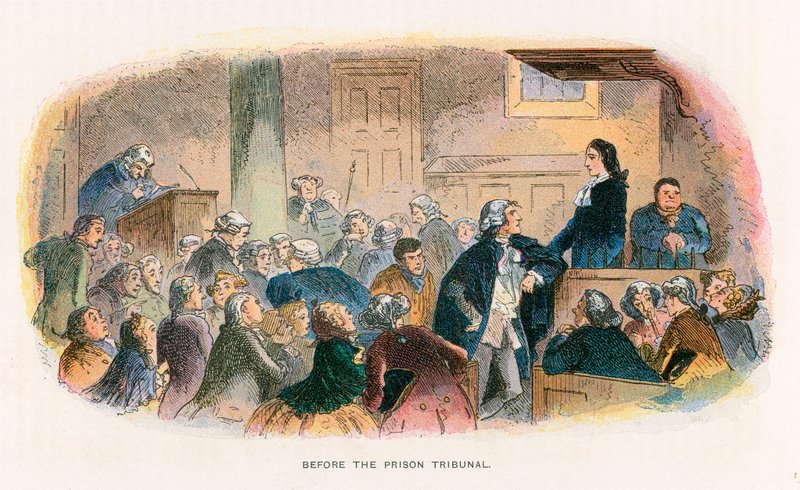 Illustration for A Tale of Two Cities by Hablot Knight Browne