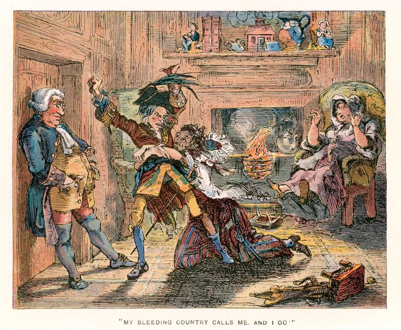 Illustration for Barnaby Rudge by Hablot Knight Browne
