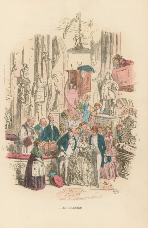 Illustration for David Copperfield by Hablot Knight Browne