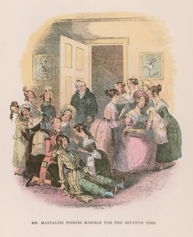 Illustration for Nicholas Nickleby by Hablot Knight Browne