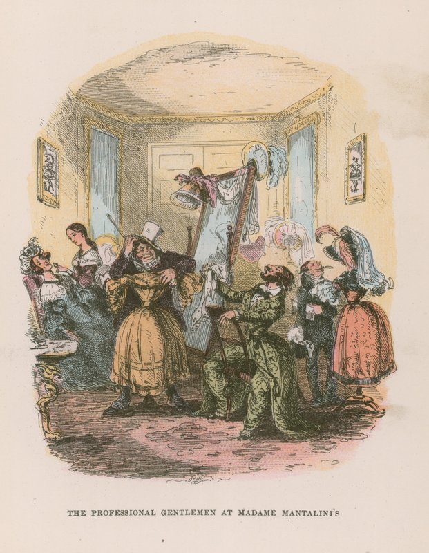 Illustration for Nicholas Nickleby by Hablot Knight Browne