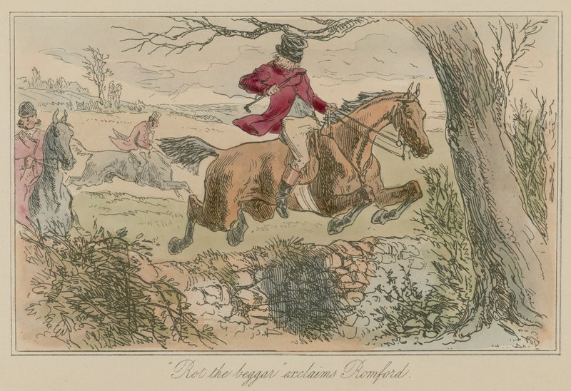 Rot the Beggar Exclaims Romford by Hablot Knight Browne