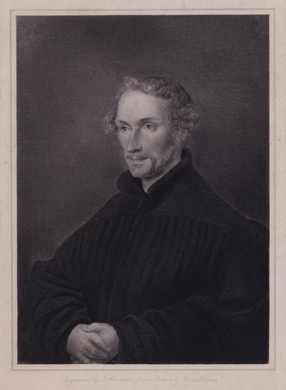 Philipp Melanchthon, German Protestant reformer and collaborator with Martin Luther by Hans (after) Holbein the Younger