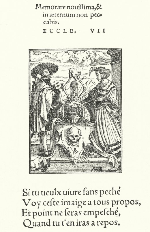 The Allegorical Escutcheon of Death by Hans (after) Holbein the Younger