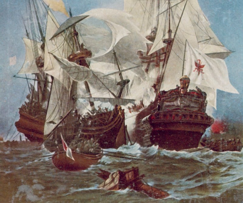 Electorate of Brandenburg fleet by Hans Bohrdt