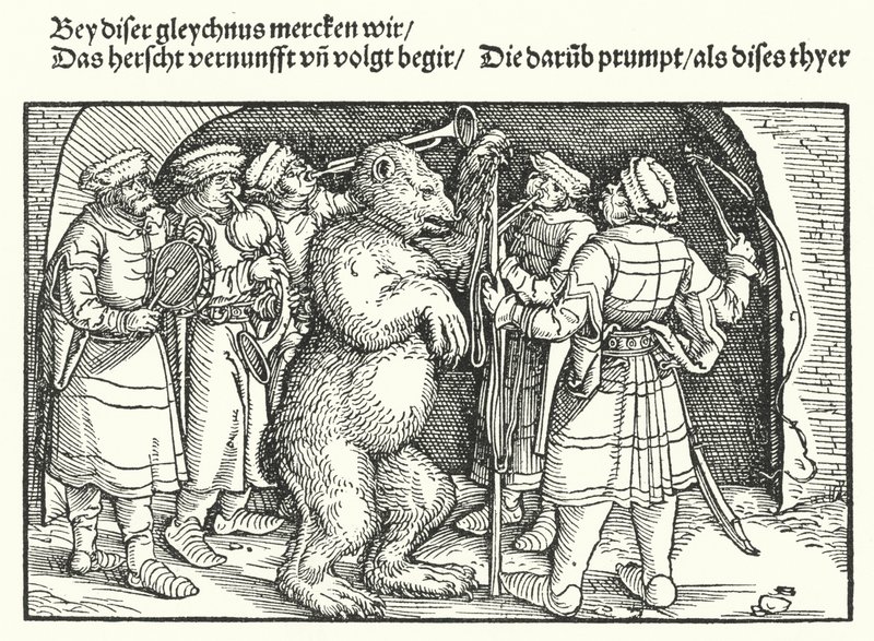 The Bear Trainers by Hans Burgkmair