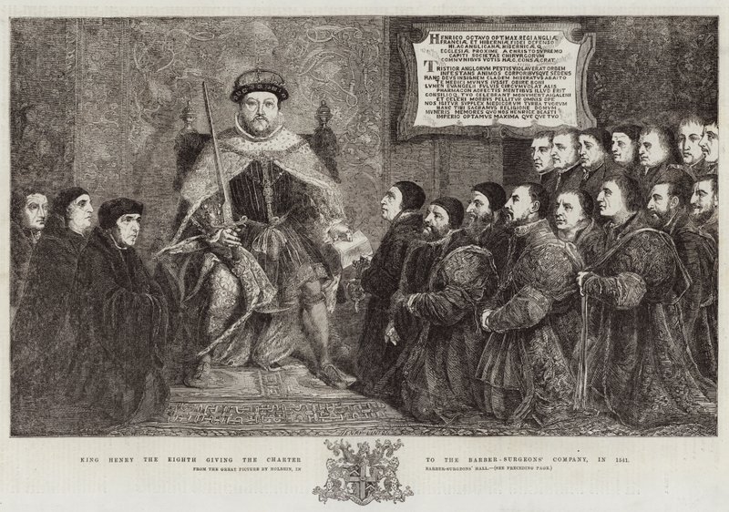King Henry the Eighth Giving the Charter to the Barber-Surgeons
