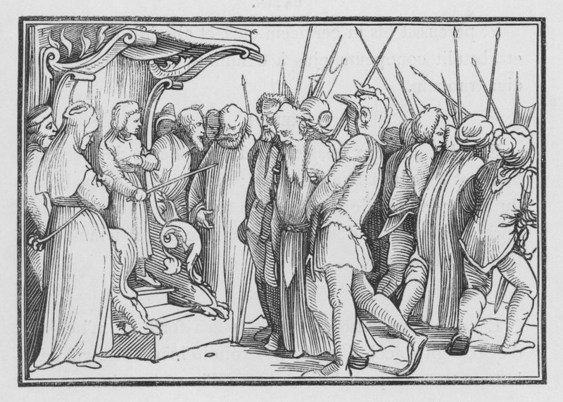 History of Susanna by Hans after Holbein the Younger