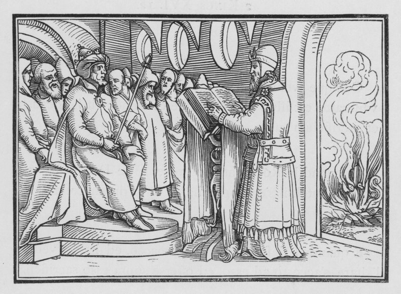 Josiah Destroys Idolatry by Hans after Holbein the Younger