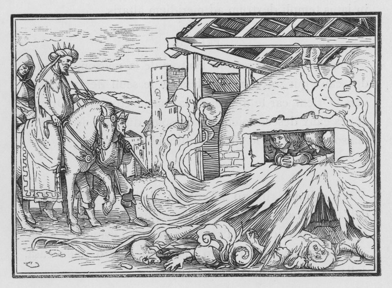 Shadrach, Meshach, and Abednego Cast into the Fire by Hans after Holbein the Younger
