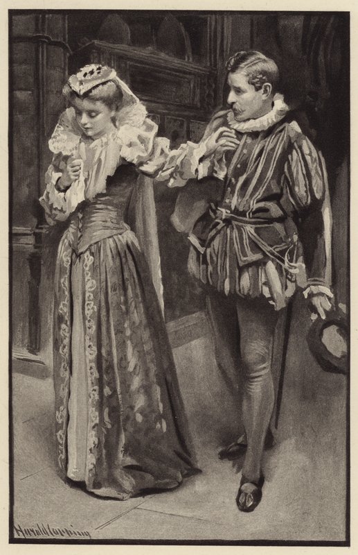 By this hand, Claudio shall render me a dear account! by Harold Copping