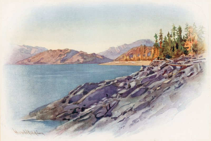 On Kootenay Lake by Harold Copping
