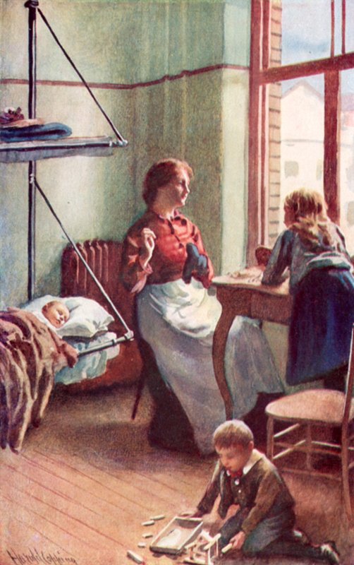 Open Doors Gave Us Glimpses of Domestic Serenity, a Living-Room in the Government