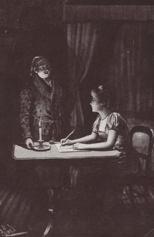 Illustration for Vanity Fair by William Makepeace Thackeray by Harold Hume Piffard