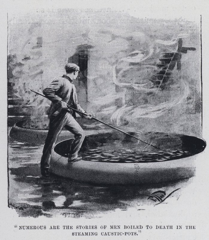 Numerous Are the Stories of Men Boiled to Death in the Steaming Caustic-Pots by Harold Hume Piffard