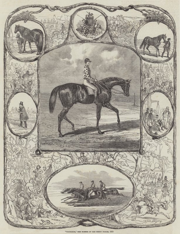 Voltigeur, the Winner of the Derby Stakes, 1850 by Harrison William Weir