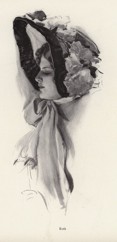 Portrait of a Woman Named Ruth by Harrison Fisher
