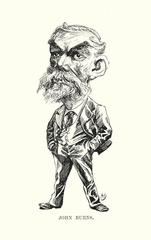 John Burns by Harry (after) Furniss