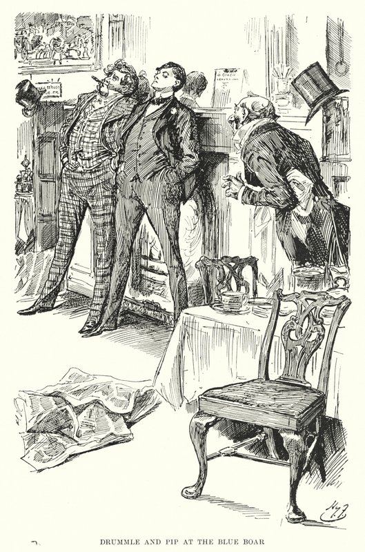 Illustration for Great Expectations by Charles Dickens by Harry Furniss