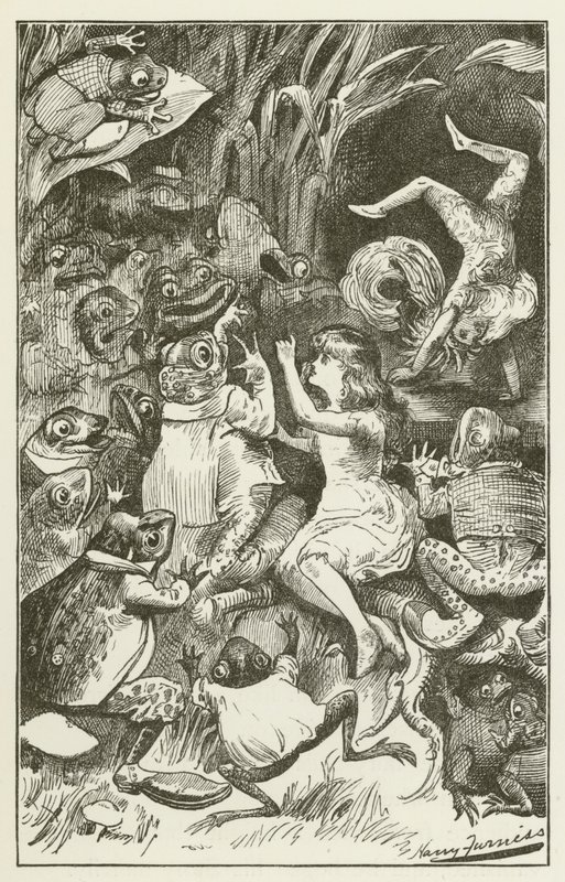 Illustration for Sylvie and Bruno by Lewis Carroll by Harry Furniss