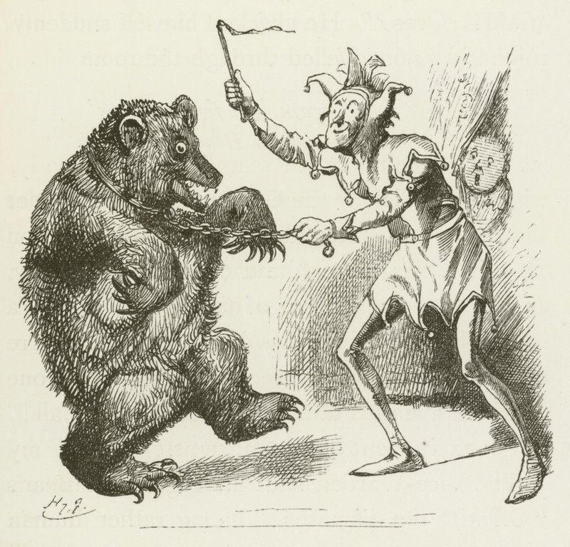 Illustration for Sylvie and Bruno by Harry Furniss