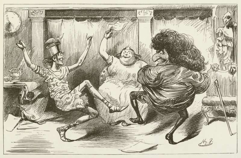 Illustration for Sylvie and Bruno by Harry Furniss