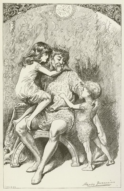 Illustration for Sylvie and Bruno by Harry Furniss