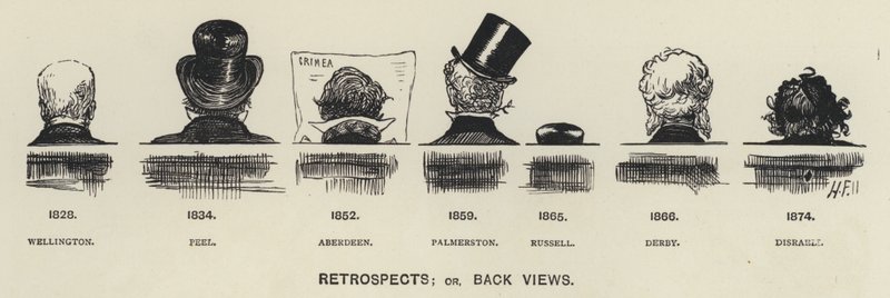 Retrospects, or back views of leading politicians of the 19th century by Harry Furniss